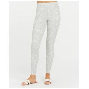 Spanx 20018R Ankle Jean-ish Leggings Speckled Grey Size M